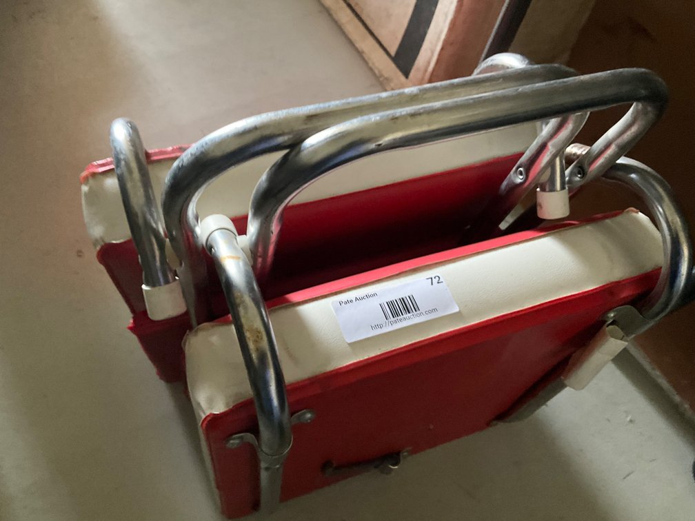 (2) Padded Stadium Seats
