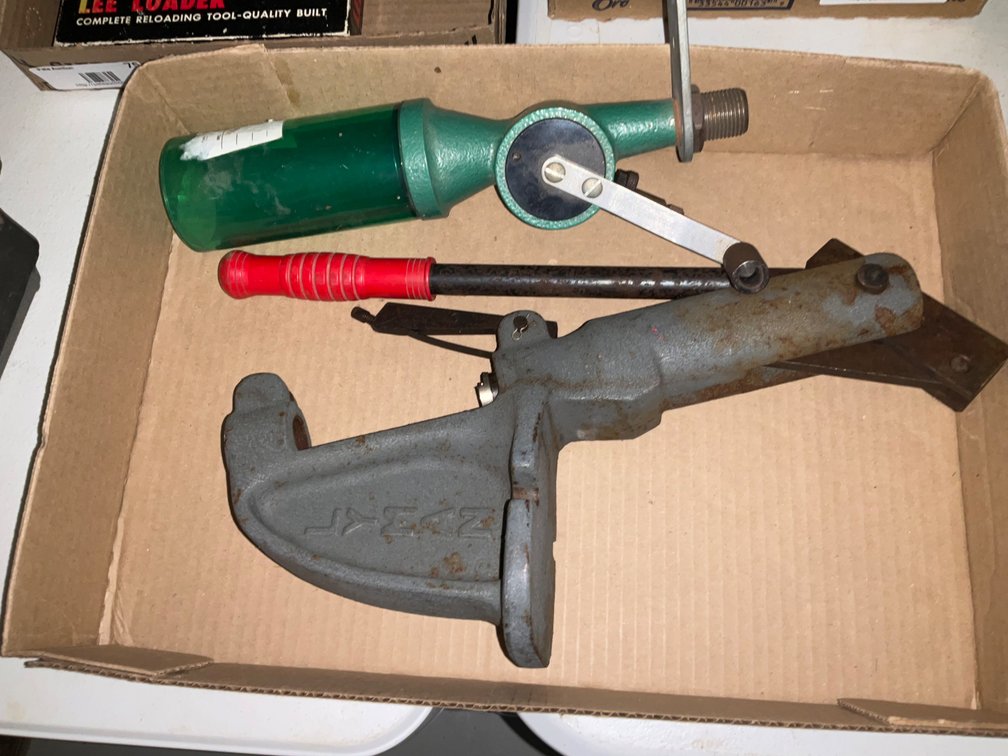 Lyman Reloading Press and RCBS Powder Measurer