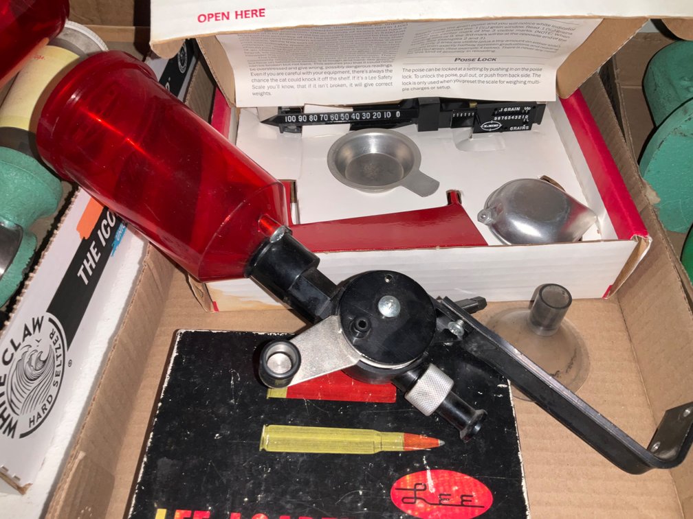 Lee Safety Powder Scale, Lee Loader, Lee Powder Measurer and Funnel