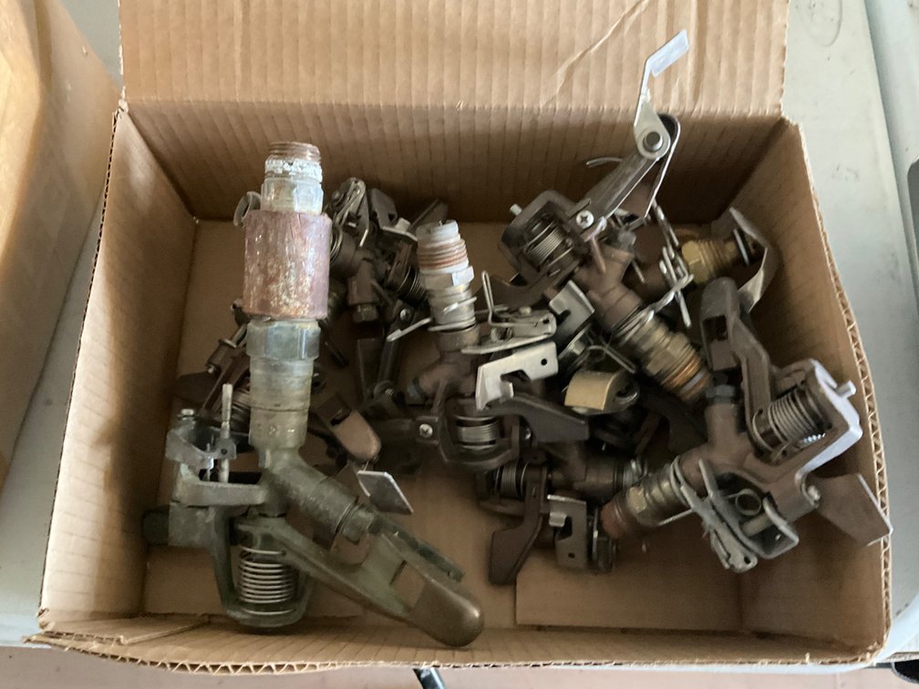 Box of (9) Assorted Sprinkler Heads