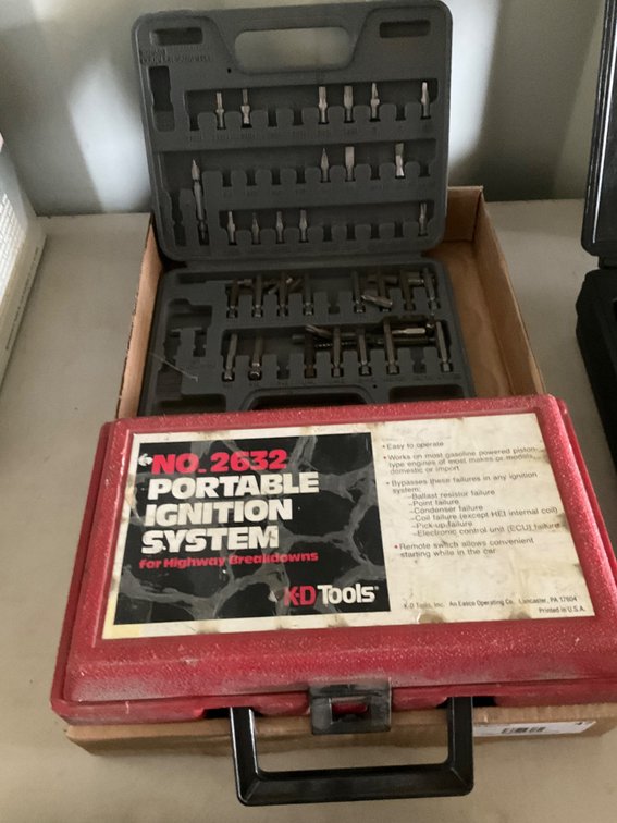KD Tools Portable Ignition System - Model: 2632 and Blue Point Bit Set (Partial)