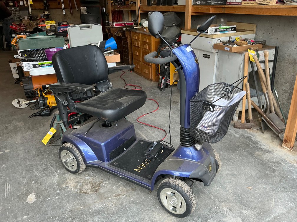 Golden Companion Electric Mobility Scooter with Charger - It Appears The Scooter Batteries Are NOT Charging.....All Lights Come On And Voltage Goes Up When Charger Is Plugged In, But When You Unplug Charger There Is No Voltage