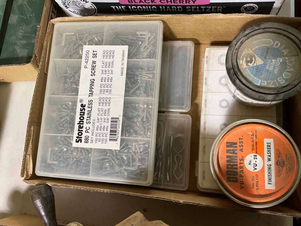 Assorted Cotter Pins, Hitch Pins, Screws, Washers, Nuts and Other Miscellaneous