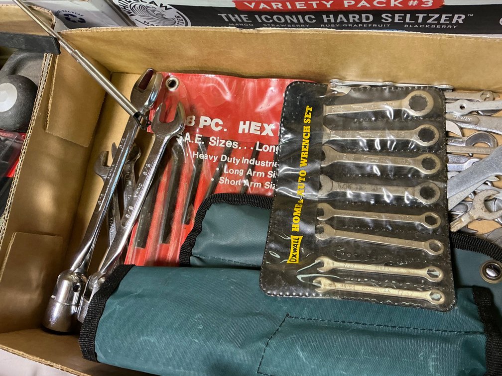 5Pc. Flair Nut Wrench Standard Set, 5Pc. Flair Nut Wrench Metric Set, Assorted Standard Wrench/Socket Combos, Assorted Wrenches, Allen Wrenches and More