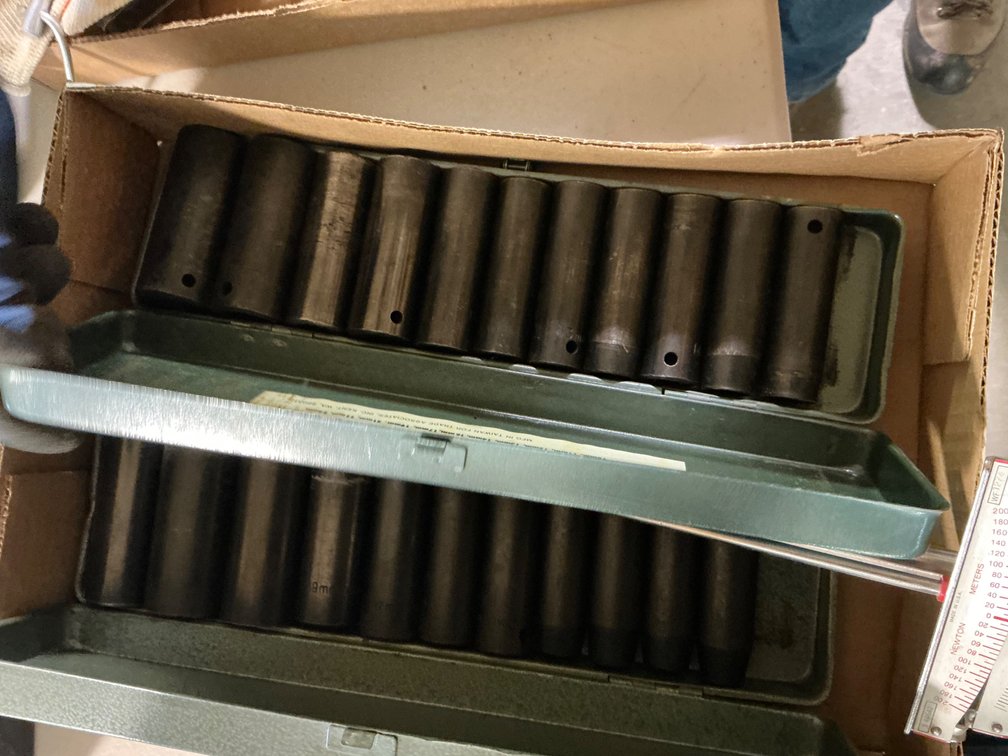 (2) 1/2" Drive Deep Impact Socket Sets and 1/2" Sears Craftsman Torque Wrench