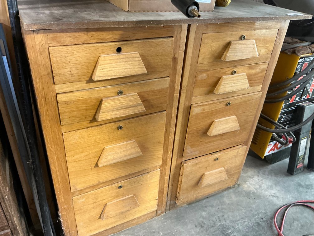 8-Drawer Wooden Cabinet