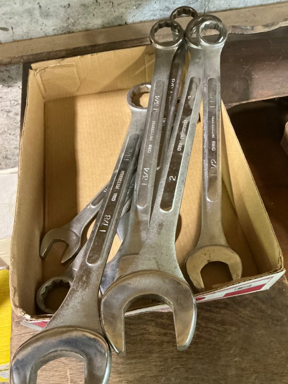 (7) Large Wrenches - 1-1/8" To 2"