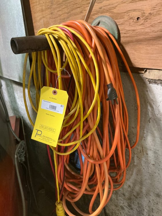 Approximately (5) Assorted Extension Cords