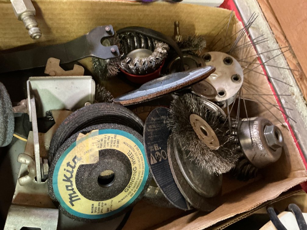 Assorted Grinding Disks, Wire Brushes, Cut Off Wheels and More