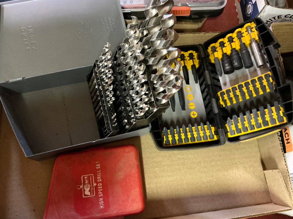 (2) Partial Drill Bit Sets and (1) Dewalt Drill Bit Set