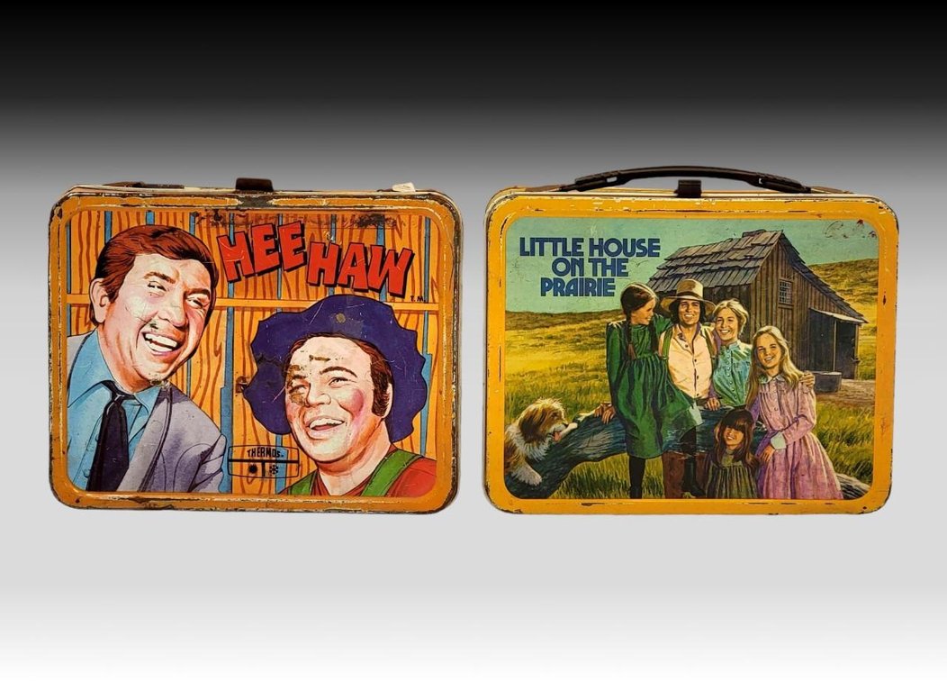Hee Haw & Little House on the  Prairie Lunch Boxes