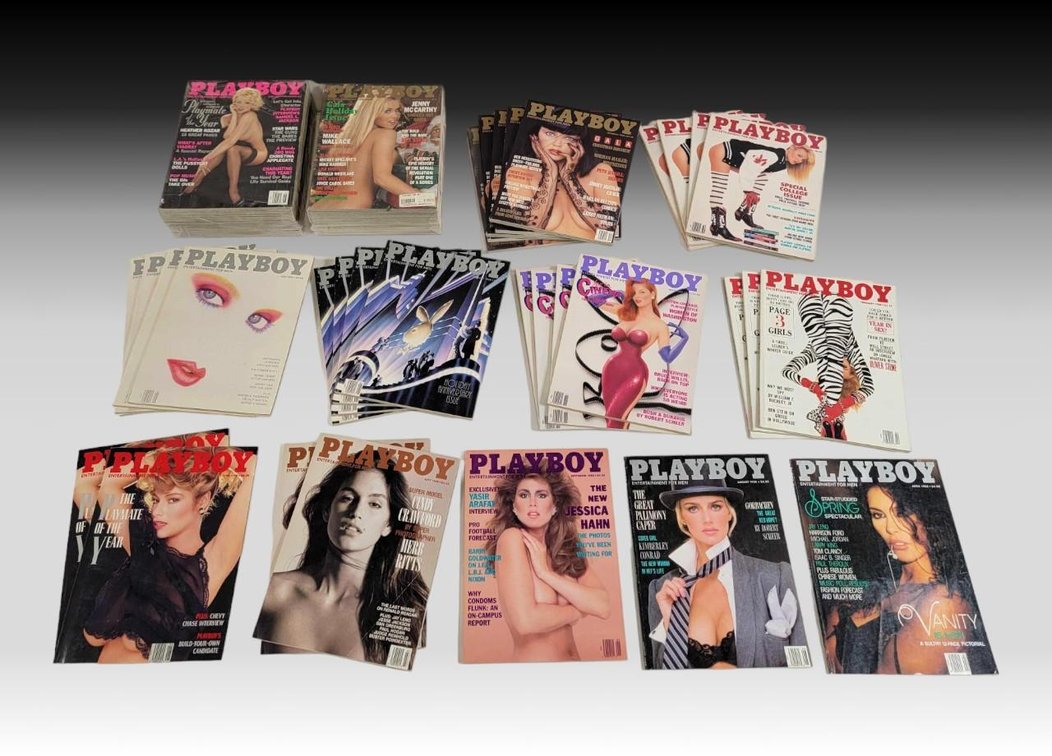 55x Playboy Magazines