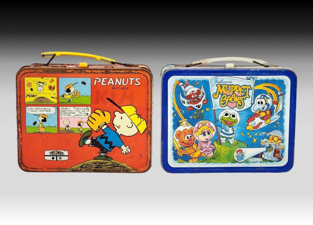 Peanuts & Muppet Babies Lunch Boxes