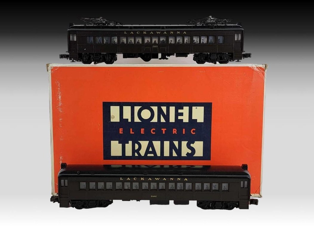 Lionel Lackawanna Multiple-Unit Commuter Cars 