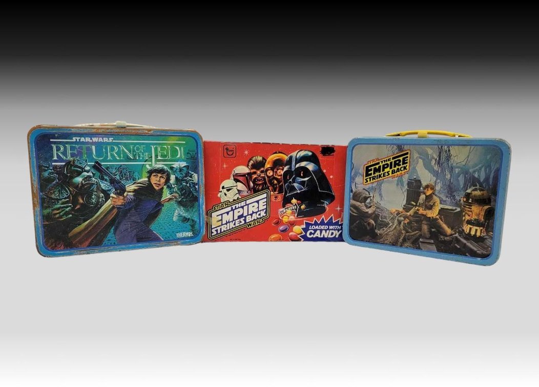 Star Wars Metal Lunchboxes & Topps Candy Heads w/ Candy