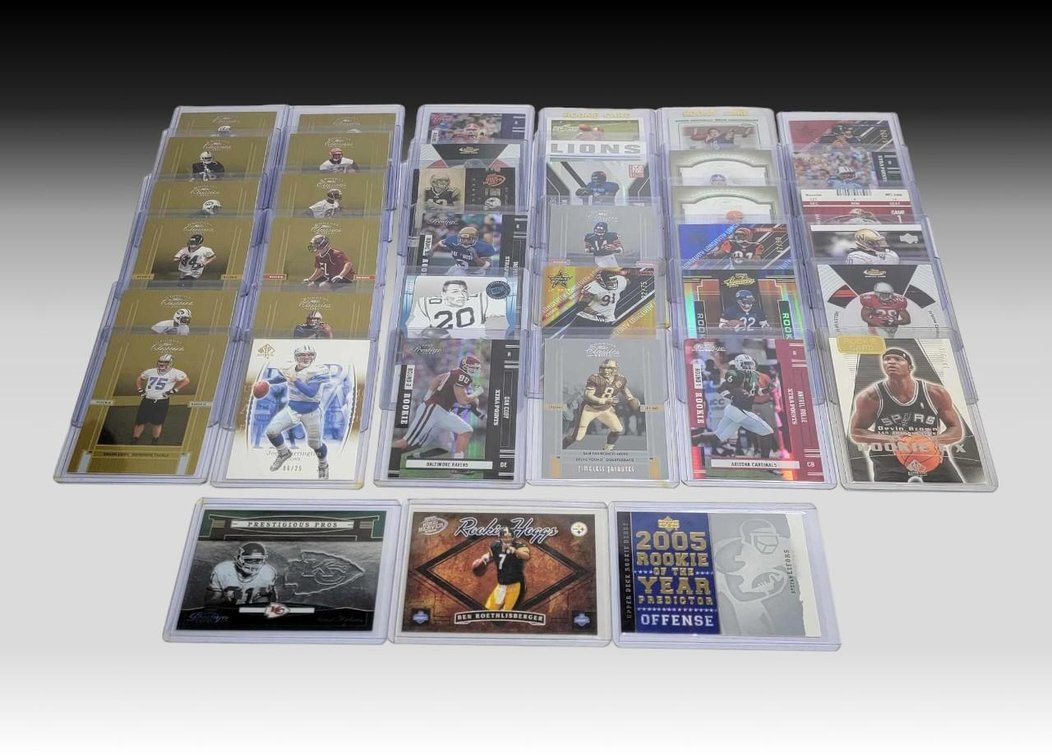 39x NFL & NBA Trading Cards