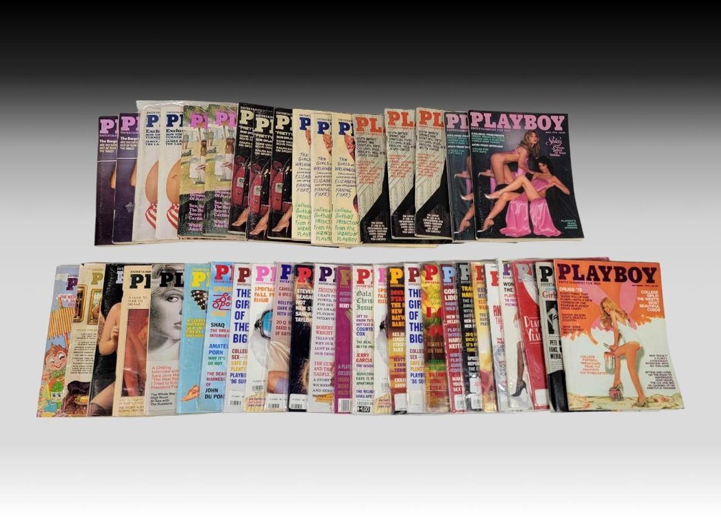 43x Playboy Magazines