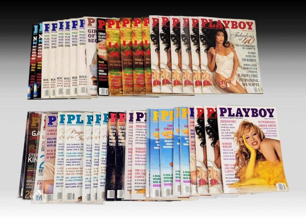 42x Playboy Magazines