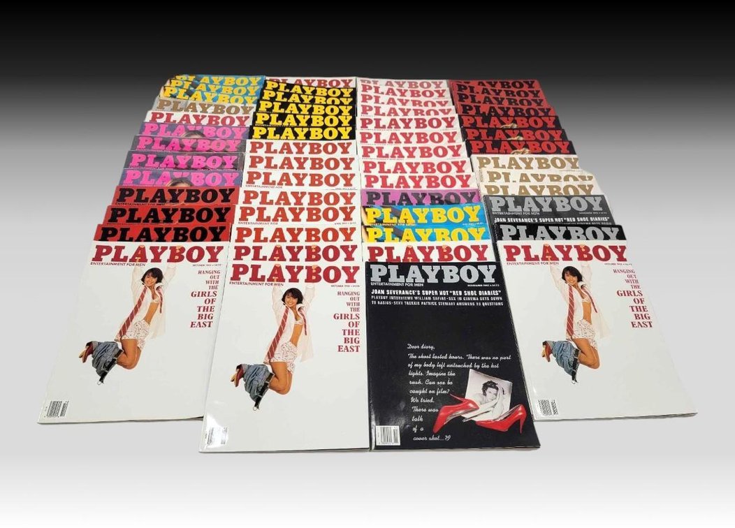 54x Playboy Magazines