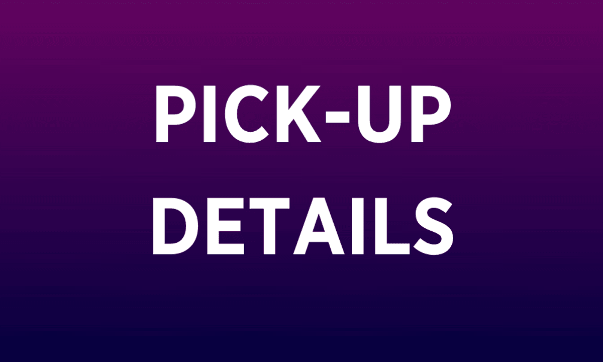 PICK-UP DETAILS