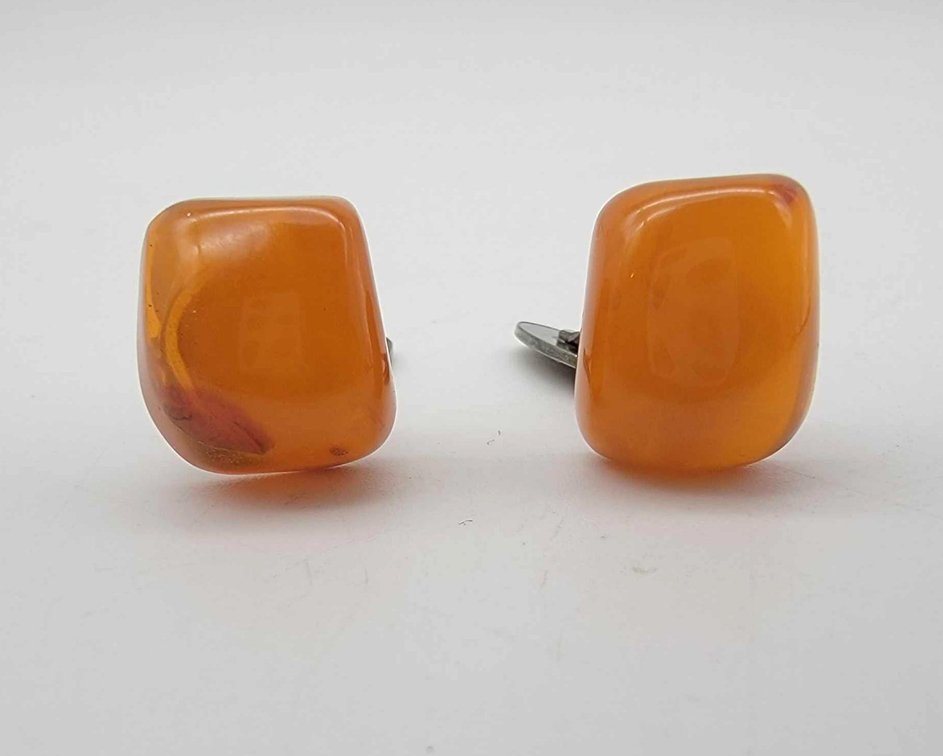 Pair of Amber Cufflinks