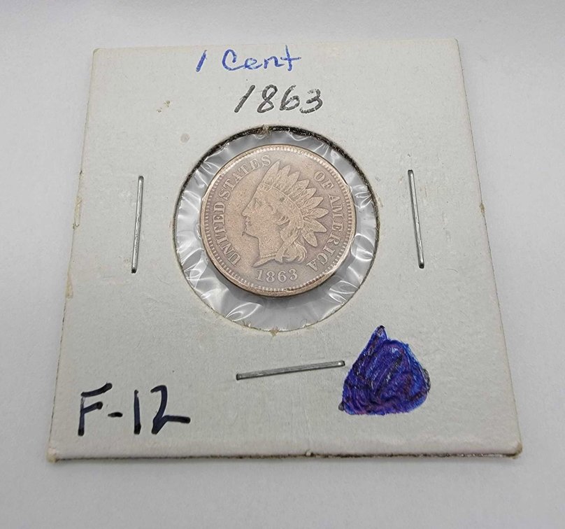 1863 U.S. Indian Head Penny 