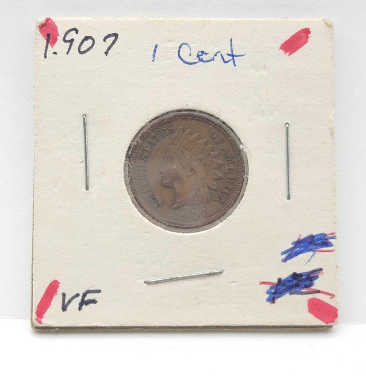 1907 U.S. Indian Head Penny