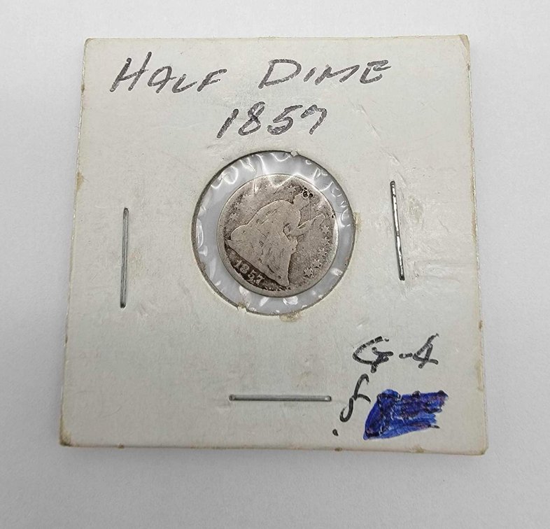 1857 U.S. Seated Liberty Half Dime