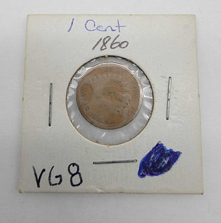 1860 U.S Indian Head Penny