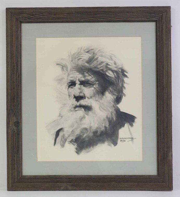 Fred Machetanz "Eighty Winters" Print #1