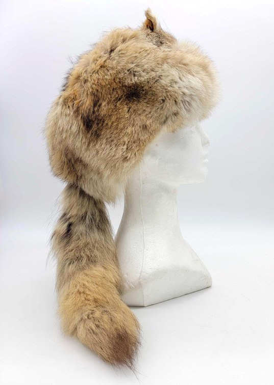 David Green Taxidermy Fox Trapper Hat