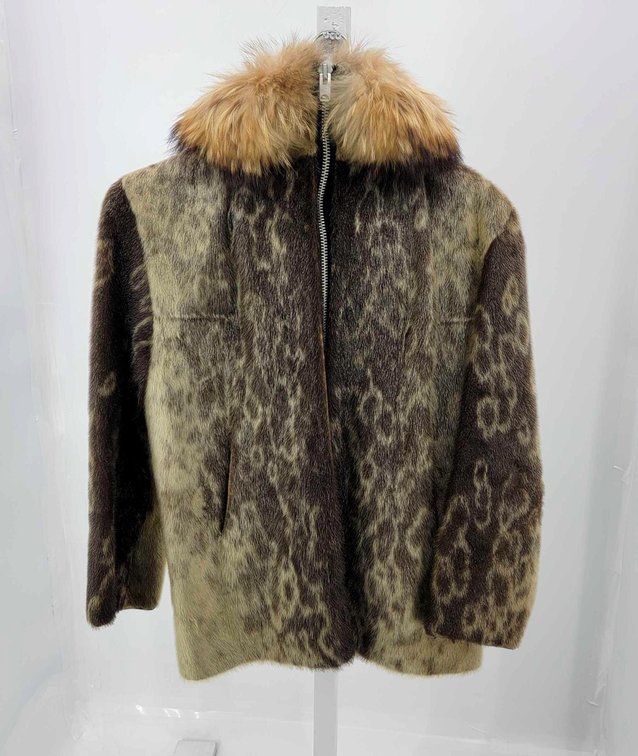 Hooded Women's Seal Fur Coat
