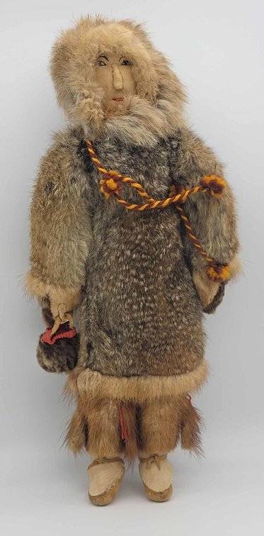 Fur-Clad Inuit Woman Doll