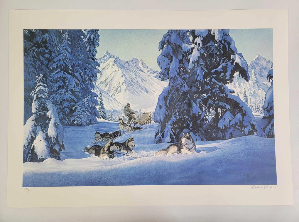 Charles Gause "Blue Shadows" Print 
