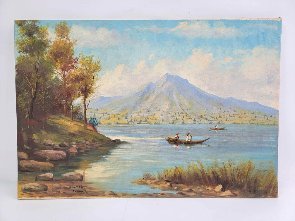 Gonzalo Endara Crow "San Pablo Ecuador" Painting