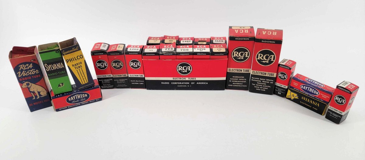 75x Vintage Electron & Radio Tubes