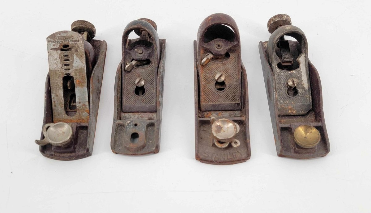 4x Vintage Wood Planes - Stanley, etc. 