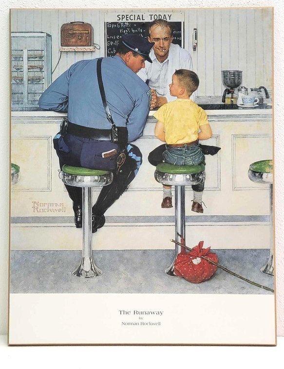 Norman Rockwell "The Runaway" Print