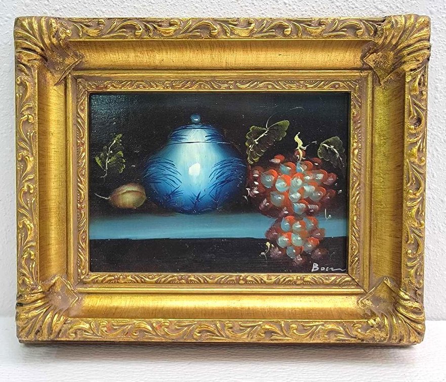 Still Life Framed Acrylic Painting