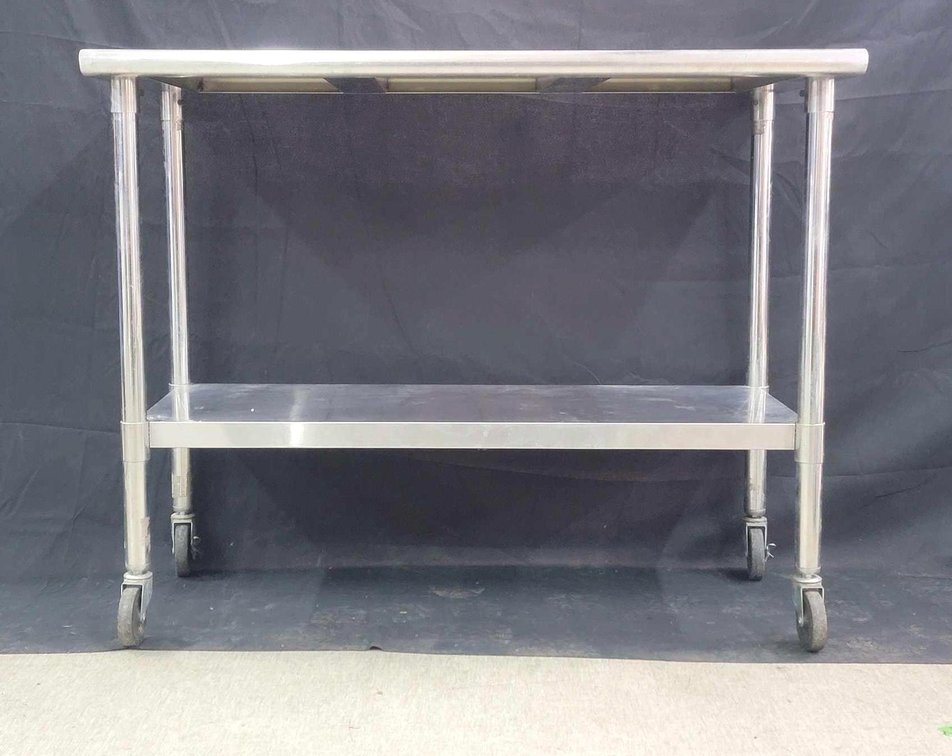 48" Stainless Steel Food Preparation Cart