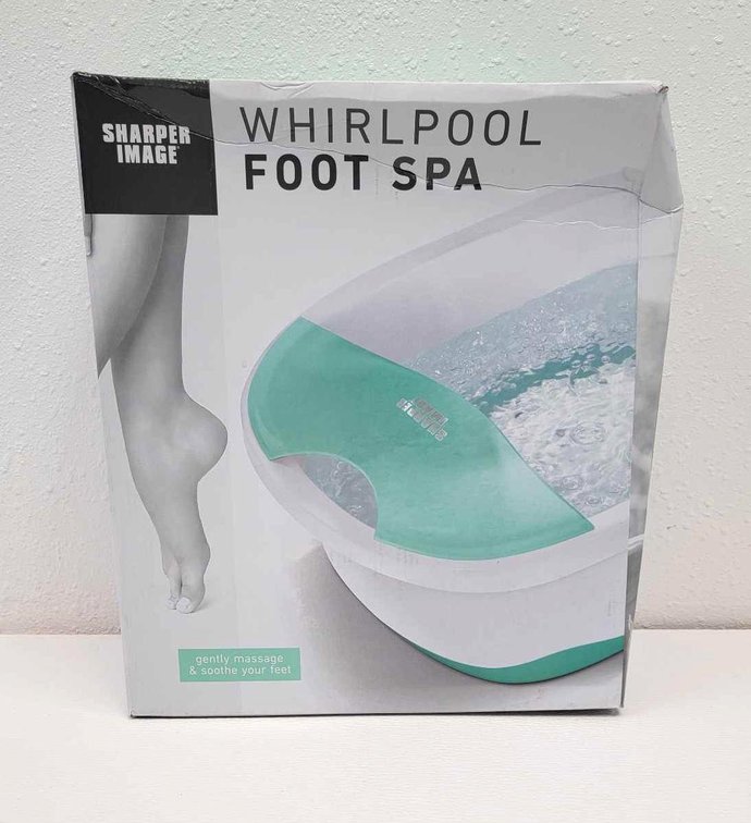 Sharper Image Whirlpool Foot Spa