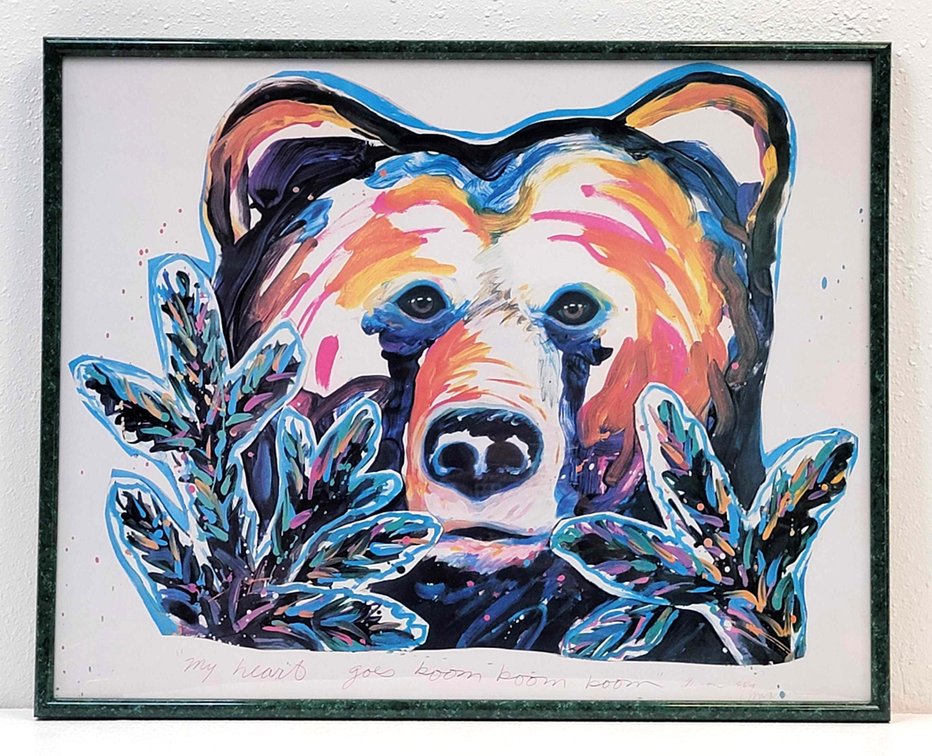 Alvin Amason "My Heart Goes Boom, Boom, Boom" Framed Print