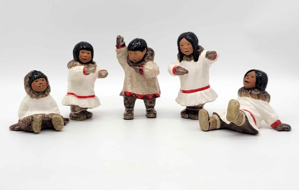C. Alan Johnson Figurines of Children 