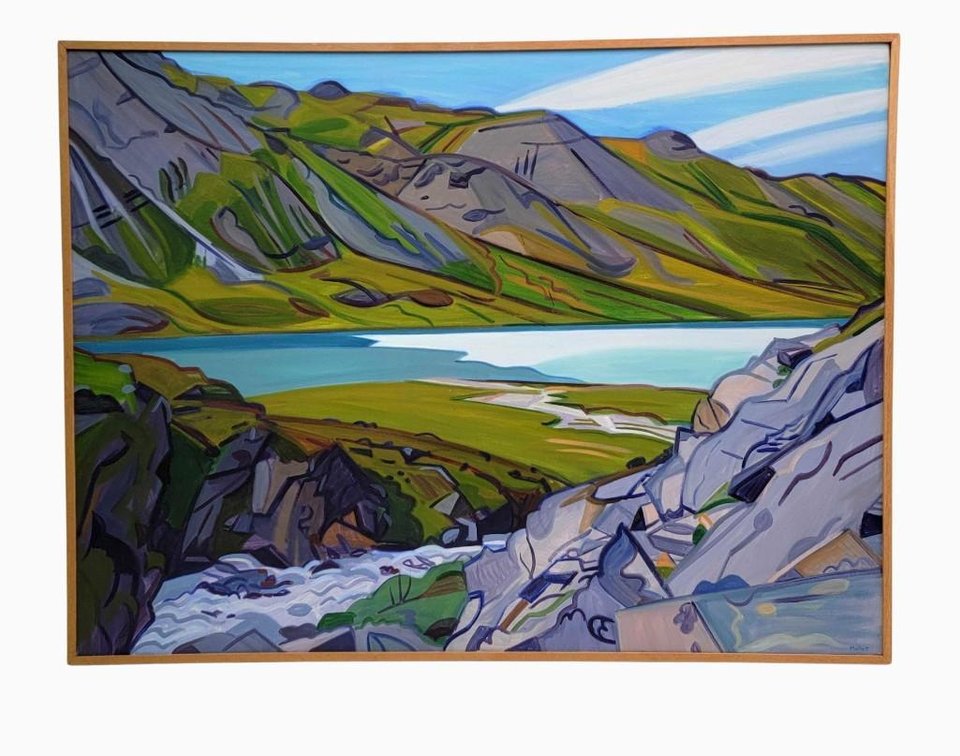 David Mollett "Chamberlin Creek - Lake Peters" Original Painting