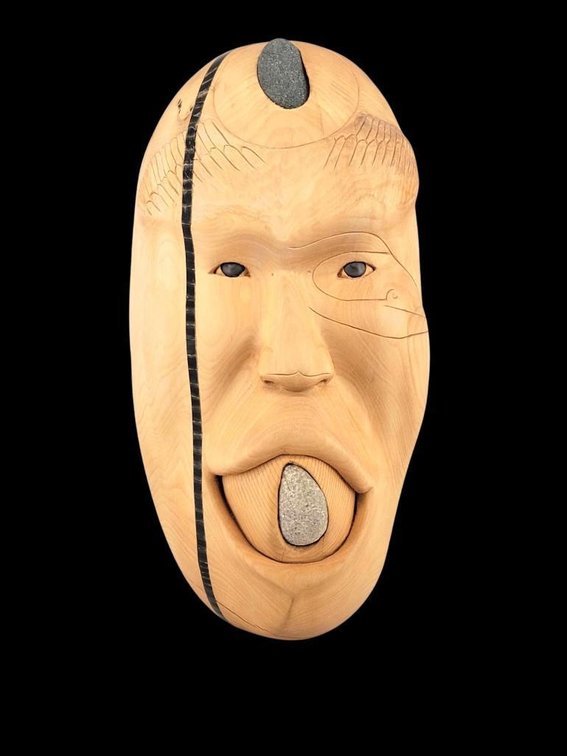 Iñupiaq Eskimo Mask by Othniel Art Oomittuk Jr.