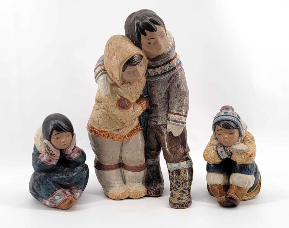 Arctic Peoples Themed Lladro Figurines 