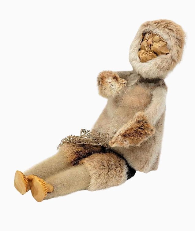 Large Vintage Eskimo Activity Doll
