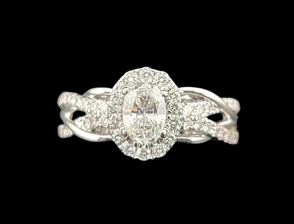 Vera Wang Love Collection 14k White Gold & Diamond Ring