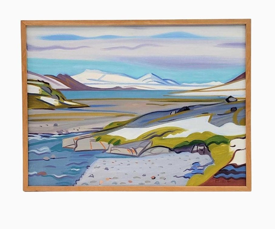 David Mollett "Carnivore Creek - Lake Peters" Original Painting