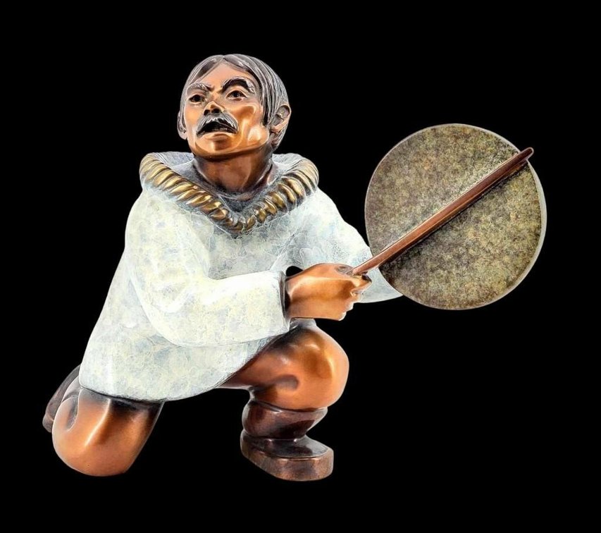 Mary Regat "Heart Beat of the North" Bronze Sculpture 